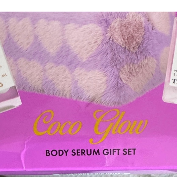 TRULY Coco Glow Body Serum Set with Purple Heart Design - Picture 2 of 4